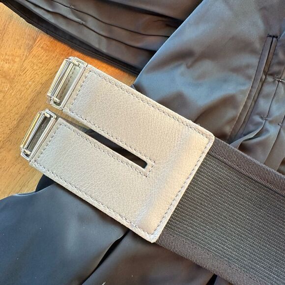 Rachel Roy black techno fabric dress in size 8 - Picture 3 of 17